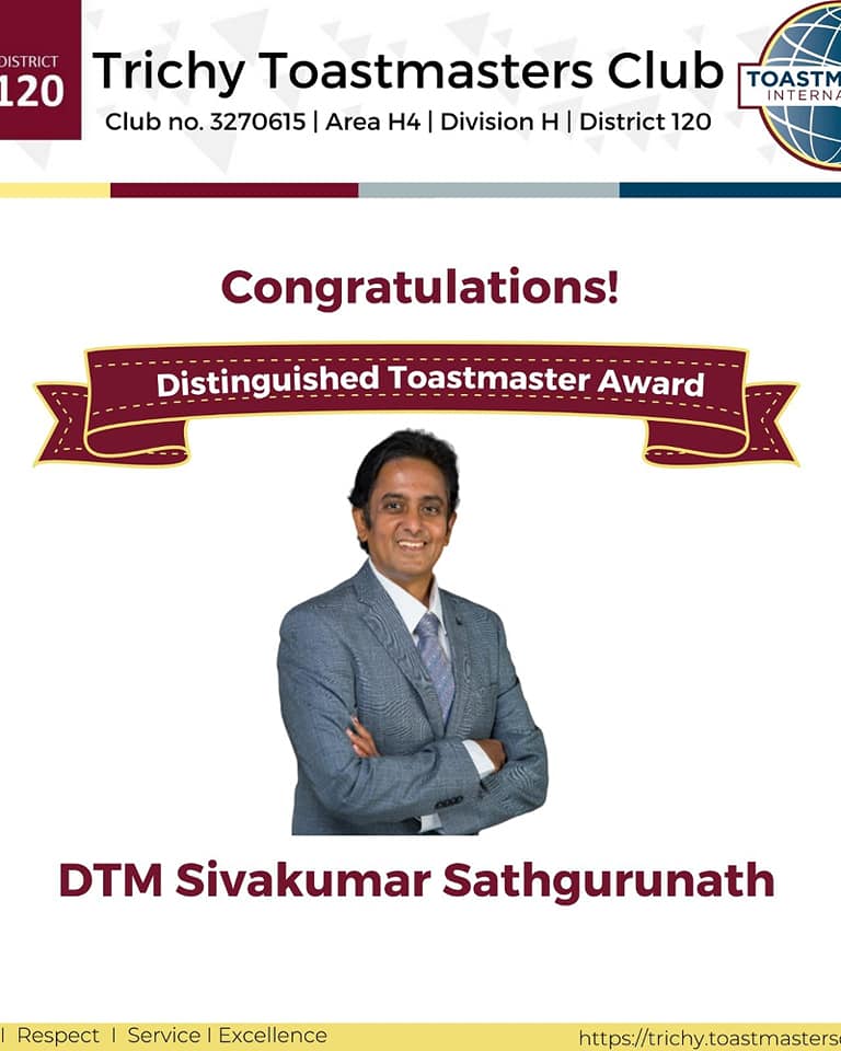 Distinguished Toastmaster