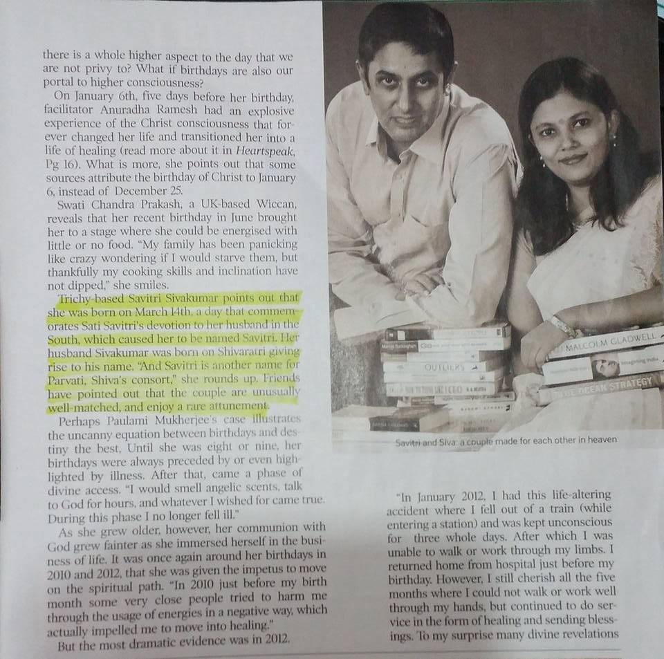 Featured in Life Positive Magazine