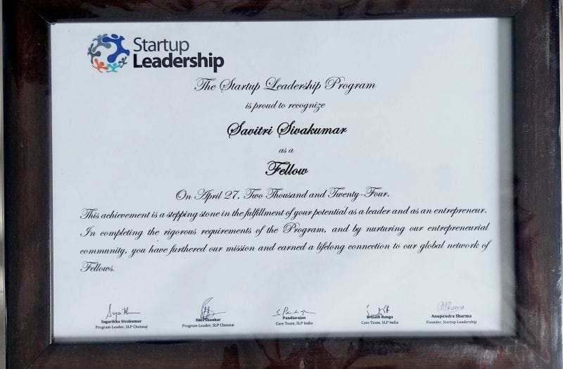 SLP Certificate 2024