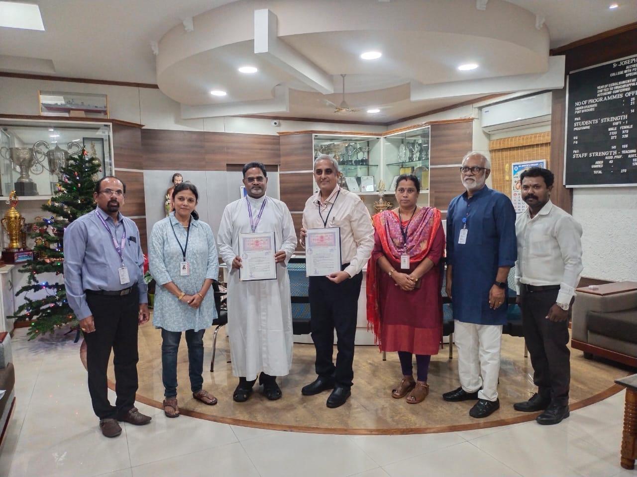 Workshop at St. Joseph's College
