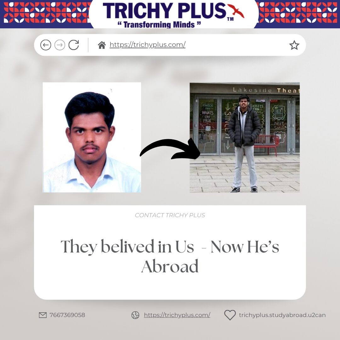 JOURNEY OF A FARMER’S SON FROM KULITHALAI TO UK